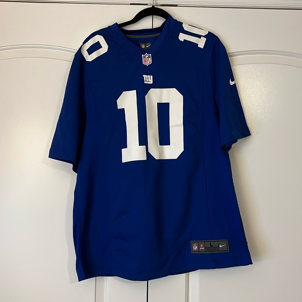 Eli Manning jersey. NFL “on field” jersey